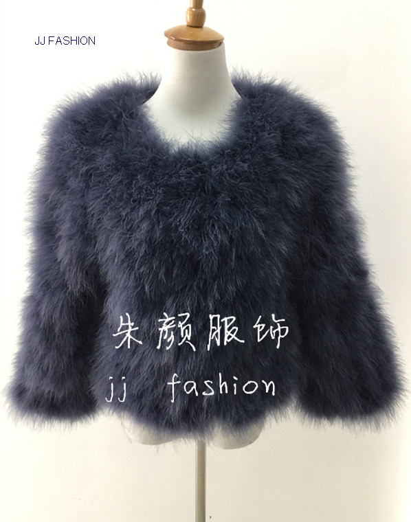 LADY'S FEATHER FUR JACKET