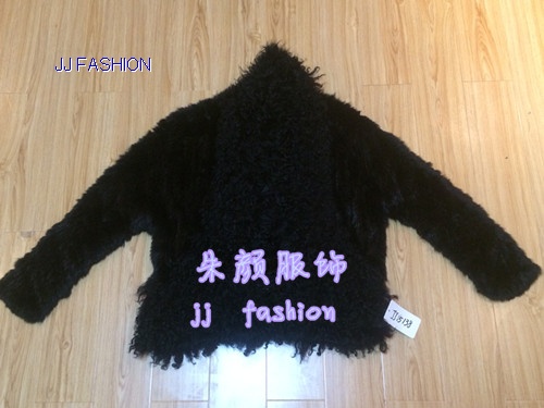 KNITTED RABBIT FUR JACKET