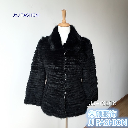 LADY'S SIDE WEAR COAT IN RABBIT