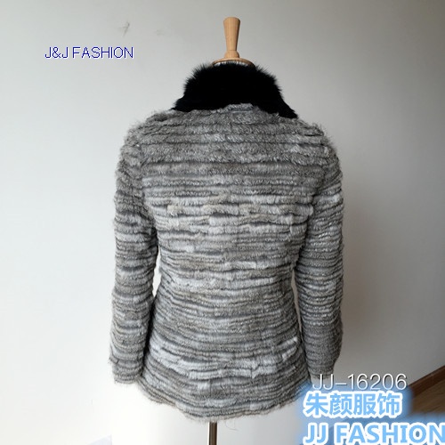 LADY'S SIDE WEAR COAT IN RABBIT