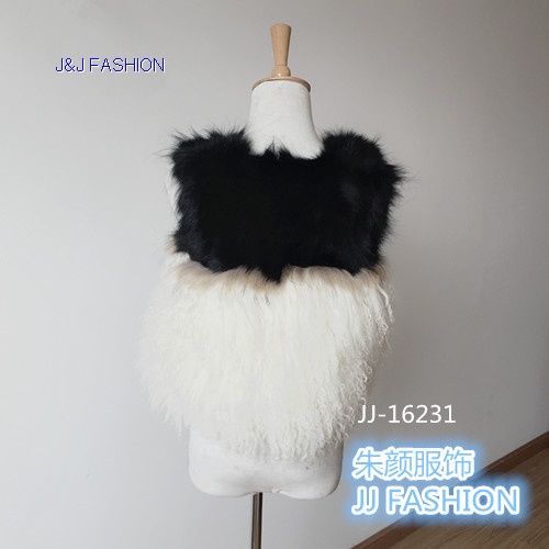 Women's fox fur short small coat